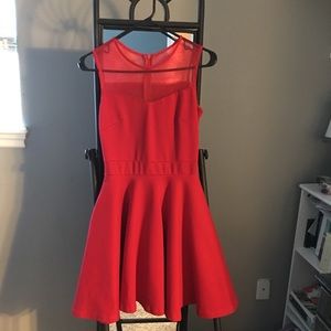 Classy red dress
